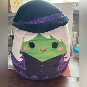 Squishmallow Halloween Mariposa Witch Treat Pail 12" NWT